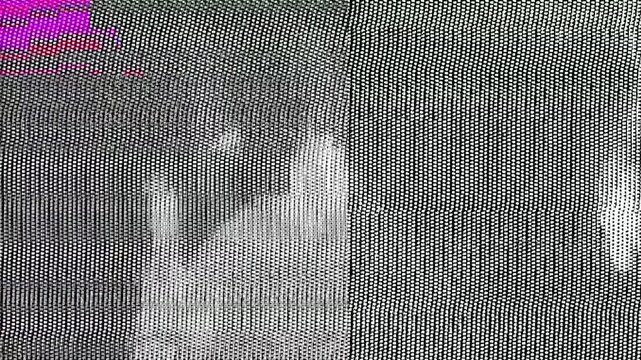 Glitch Grain Texture Overlay with Digital Noise and Dithered Distortion