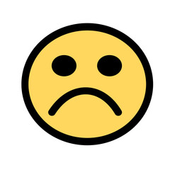 Fototapeta premium Funny emoticons with facial expressions