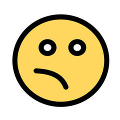 Funny emoticons with facial expressions