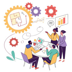 Team collaboration on data analysis