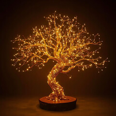 christmas tree with fireworks