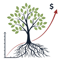 Growth and investment concept