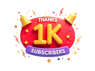 Subscribers celebration with 1K