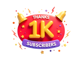 Subscribers celebration with 1K