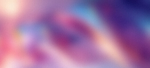 Abstract Grainy Multicolor Blur Gradient Background with Purple Pink Orange Soft Modern Design Banner Header