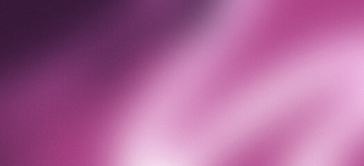 Abstract Grainy Curved Shape Background with Soft Blur, Purple Magenta Modern Minimal Design Banner Header Backdrop