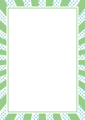 カラフルな放射透明フレームセット3