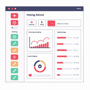 Hesting admin dashboard