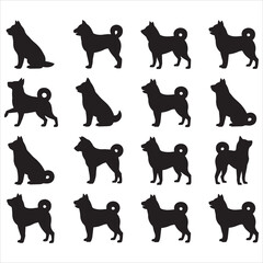 Shiba Inu Dog Svg Clip Art