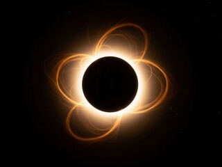 Astonishing solar phenomenon with radiant rings