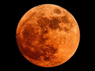 The crimson planet: mars in its cosmic splendor