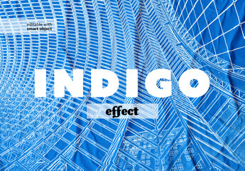 Indigo Photo Effect