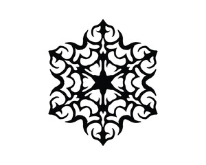 Ornamental Mandala Vector Design &ndash; Symmetrical Decorative Floral Pattern Illustration