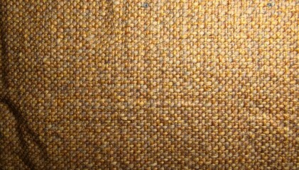 Deep brown burlap with prominent weave pattern , vintage, backdrop, aged