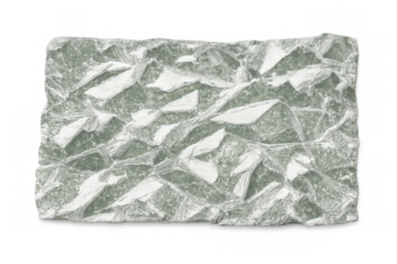 Green marble texture background with abstract white mineral patterns and natural stone surface, transparent background