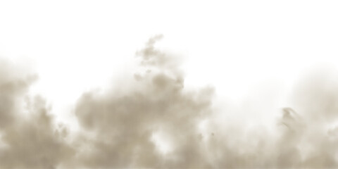 A wispy translucent cloud of dust or smoke with a blurred edge