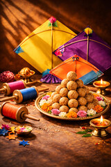 Tilgul Ladoo Indian Festival Sweet for Makar Sankranti