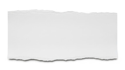 Obraz premium Torn paper edge isolated on white background