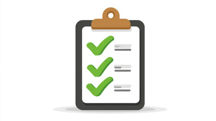 Food safety checklist with checkmarks for efficient health inspections
