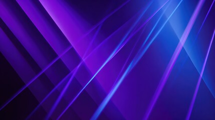 Obraz premium Abstract Blue and Purple Light: A mesmerizing blend of blue and purple light beams converges, creating an abstract display of energy and movement.
