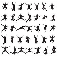 Man Jumping Svg Clip Art