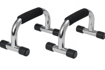 Push up bars for strength training and fitness workout