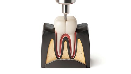 Dental implant procedure model
