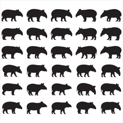Tapir Svg Clipart