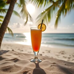 cocktail on the beach