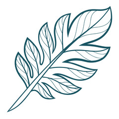 Fototapeta premium Illustrative feather design
