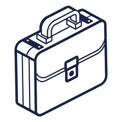 Business briefcase icon