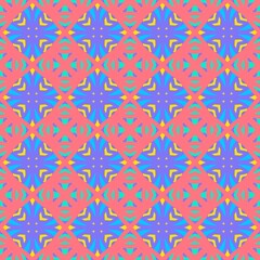 Seamless abstract flower pattern. For textiles, wallpapers, packaging, stationery, branding, and creative graphic design projects. For digital and print applications