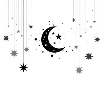 Ramadan kareem decorations isolated on transparent background