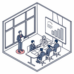 Business meeting in progress