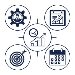 Business strategy and growth concept