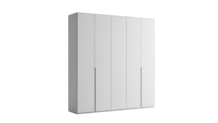 Modern White Wardrobe, Minimalist Bedroom Furniture, Clean Design