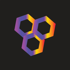 Bright Abstract Squiggle Lines Memphis Style Background