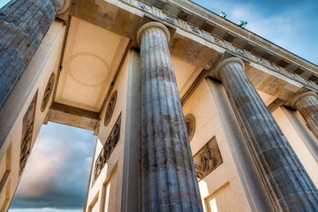 The Brandenburg Gate is an 18th-century neoclassical monument located in Berlin. © Joan Vadell