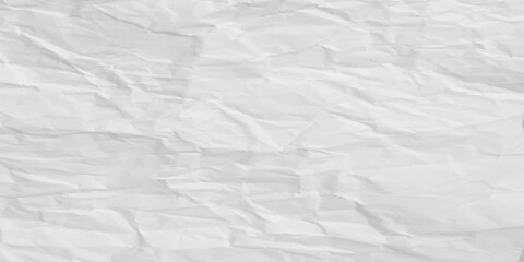 Naklejka premium Crumpled white paper abstract shape background with space paper for text. White Paper Texture background. Vector design.