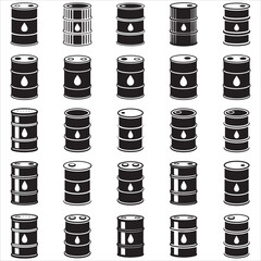 Oil Barrel Svg Clip Art