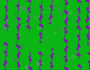 Leafy Vines and Stars