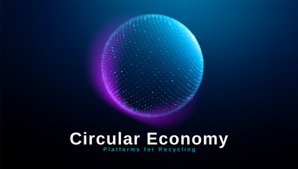 Bg ai globe with data sphere circle for particle network connect. Abstract hand music with chip ball business for world energy pattern. Medical illustration bg with shield data blue.