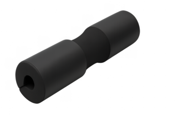 Barbell squat pad protecting neck during weightlifting exercises