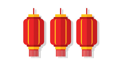 Traditional Chinese Red Lanterns