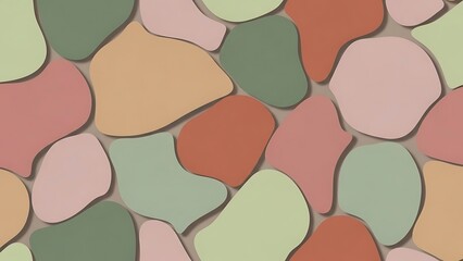 Abstract Stone Pattern with Variety of Shades and Colors