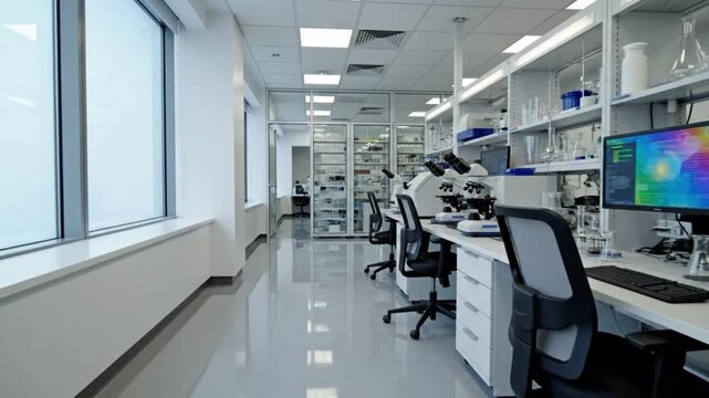 Colorful Lab Interior