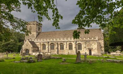 12 - 14th century parish church of St George in Kings Stanley, Gloucestershire, United Kingdom
