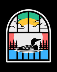 duck icon vetcor color travels 