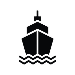 Boat, cruise, nautical icon