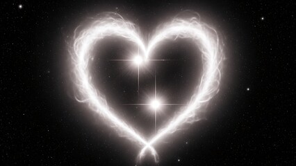 Celestial heart: cosmic love in the stars